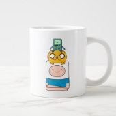 Abenteuerzeit | BMO, Jake & Finn Jumbo-Tasse (Rechts)