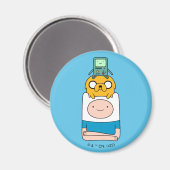 Abenteuerzeit | BMO, Jake & Finn Magnet (Vorderseite/Rückseite)
