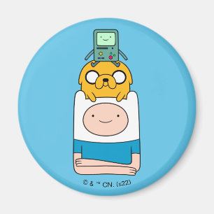 Abenteuerzeit   BMO, Jake & Finn Magnet