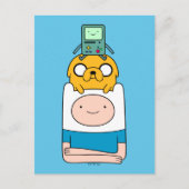 Abenteuerzeit | BMO, Jake & Finn Postkarte (Vorderseite)