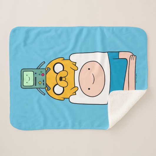 Abenteuerzeit | BMO, Jake & Finn Sherpadecke (Vorderseite (Horizontal))