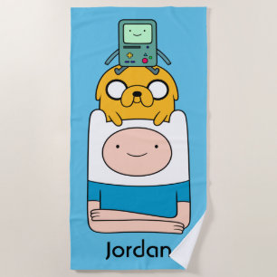 Abenteuerzeit BMO, Jake & Finn Strandtuch
