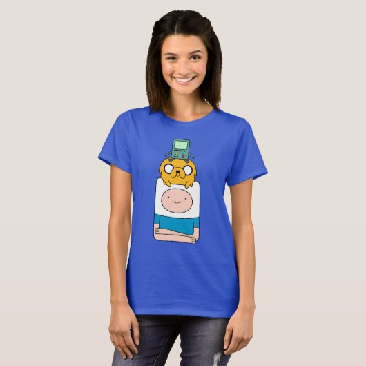 Abenteuerzeit | BMO, Jake & Finn T-Shirt (Vorne ganz)