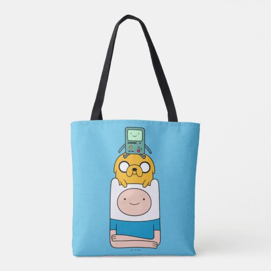 Abenteuerzeit | BMO, Jake & Finn Tasche (Rückseite)