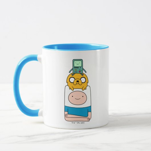 Abenteuerzeit | BMO, Jake & Finn Tasse (Links)