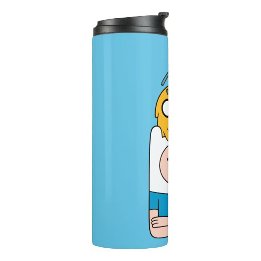 Abenteuerzeit | BMO, Jake & Finn Thermosbecher (Nach links gedreht)