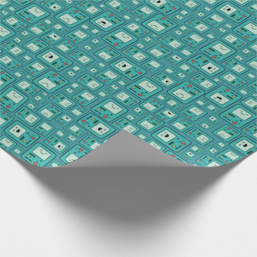 Abenteuerzeit | BMO Muster Geschenkpapier (Ecke)