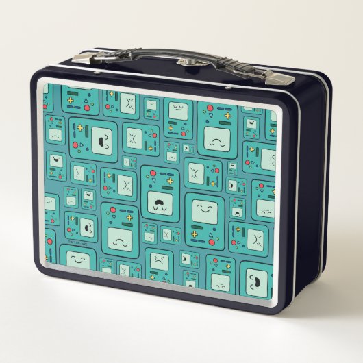 Abenteuerzeit | BMO Muster Metall Brotdose (Rückseite)