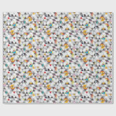 Abenteuerzeit | Dreiecksmuster Geschenkpapier (Flach)