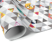 Abenteuerzeit | Dreiecksmuster Geschenkpapier (Rolleneckpunkt)