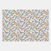 Abenteuerzeit | Dreiecksmuster Geschenkpapier Set (Vorderseite)
