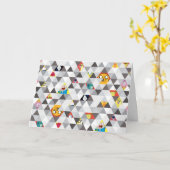 Abenteuerzeit | Dreiecksmuster Karte (Gelbe Blume)