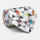 Abenteuerzeit | Dreiecksmuster Krawatte (Gerollt)