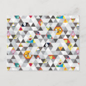 Abenteuerzeit | Dreiecksmuster Postkarte (Vorderseite)