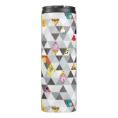 Abenteuerzeit | Dreiecksmuster Thermosbecher (Rückseite)