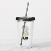 Abenteuerzeit | Finn "Ich bin in dieses Zeug" Acryltrinkbecher (Rückseite)