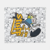 Abenteuerzeit | Finn "Ich bin in dieses Zeug" Fleecedecke (Vorderseite (Horizontal))