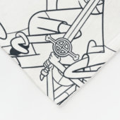 Abenteuerzeit | Finn "Ich bin in dieses Zeug" Fleecedecke (Ecke)