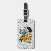 Abenteuerzeit | Finn "Ich bin in dieses Zeug" Gepäckanhänger (Vorderseite vertikal)