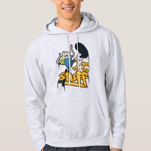 Abenteuerzeit | Finn "Ich bin in dieses Zeug" Hoodie (Vorderseite)