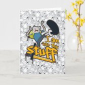 Abenteuerzeit | Finn "Ich bin in dieses Zeug" Karte (Gelbe Blume)