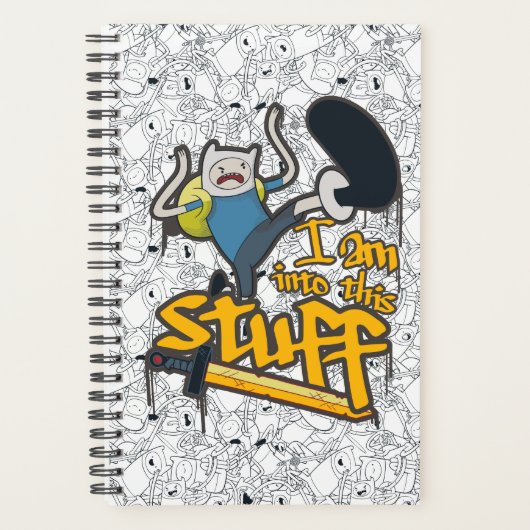 Abenteuerzeit | Finn "Ich bin in dieses Zeug" Planer (Vorderseite)