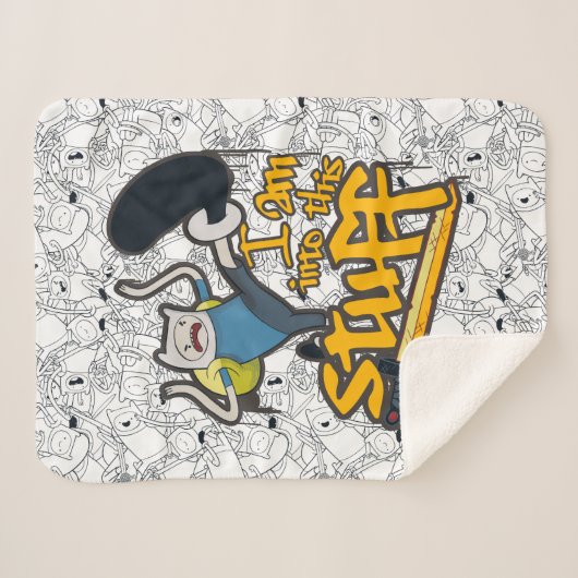 Abenteuerzeit | Finn "Ich bin in dieses Zeug" Sherpadecke (Vorderseite (Horizontal))