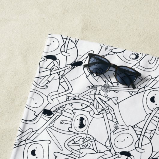 Abenteuerzeit | Finn "Ich bin in dieses Zeug" Strandtuch (Beispiel)