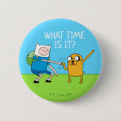 Abenteuerzeit | Finn & Jake Fist Bump Button (Vorderseite)