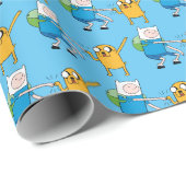 Abenteuerzeit | Finn & Jake Fist Bump Geschenkpapier (Rolleneckpunkt)