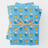 Abenteuerzeit | Finn & Jake Fist Bump Geschenkpapier Set (Beispiel)