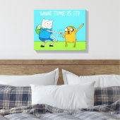 Abenteuerzeit | Finn & Jake Fist Bump Leinwanddruck (Insitu (Schlafzimmer))