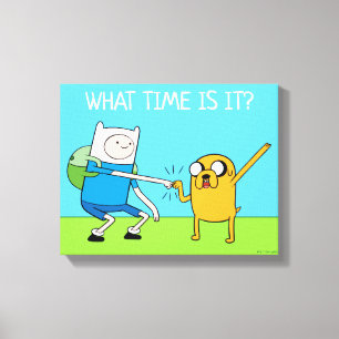 Abenteuerzeit Finn & Jake Fist Bump Leinwanddruck