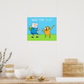 Abenteuerzeit | Finn & Jake Fist Bump Poster (Küche)