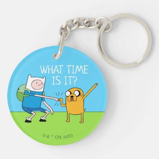 Abenteuerzeit | Finn & Jake Fist Bump Schlüsselanhänger (Rückseite)