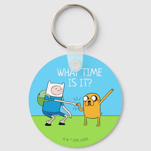 Abenteuerzeit | Finn & Jake Fist Bump Schlüsselanhänger (Vorderseite)