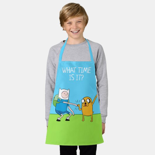 Abenteuerzeit | Finn & Jake Fist Bump Schürze (Getragen)