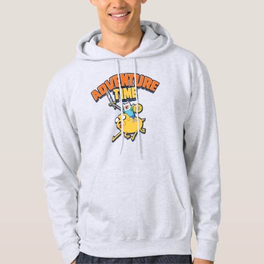 Abenteuerzeit | Finn Riding Jake Hoodie (Vorderseite)