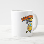 Abenteuerzeit | Finn Riding Jake Jumbo-Tasse (Vorderseite Rechts)