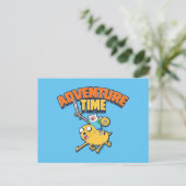 Abenteuerzeit | Finn Riding Jake Postkarte (Stehend Vorderseite)