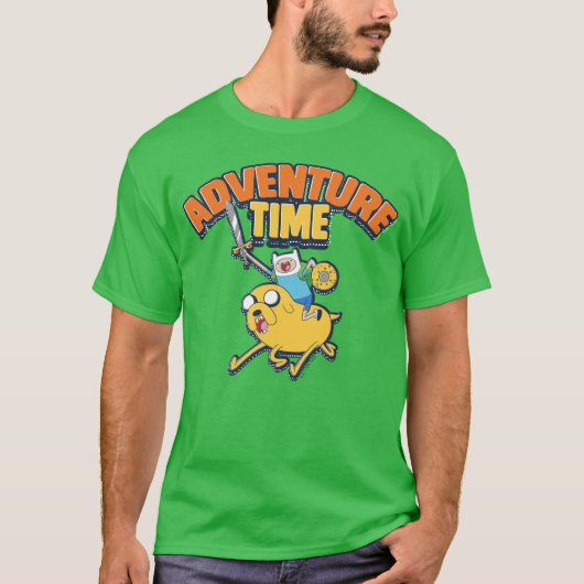 Abenteuerzeit | Finn Riding Jake T-Shirt (Vorderseite)