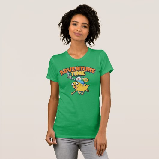 Abenteuerzeit | Finn Riding Jake T-Shirt (Vorne ganz)