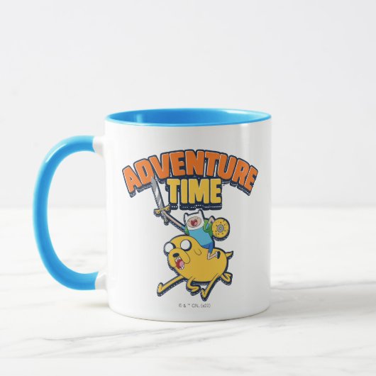 Abenteuerzeit | Finn Riding Jake Tasse (Links)