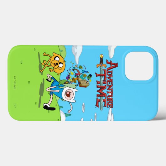 Abenteuerzeit | Finn's Backpack Adventure Gear Case-Mate iPhone Hülle (Rückseite (Horizontal))