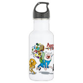Abenteuerzeit | Finn's Backpack Adventure Gear Edelstahlflasche (Vorderseite)