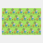 Abenteuerzeit | Finn's Backpack Adventure Gear Geschenkpapier Set (Vorderseite 3)