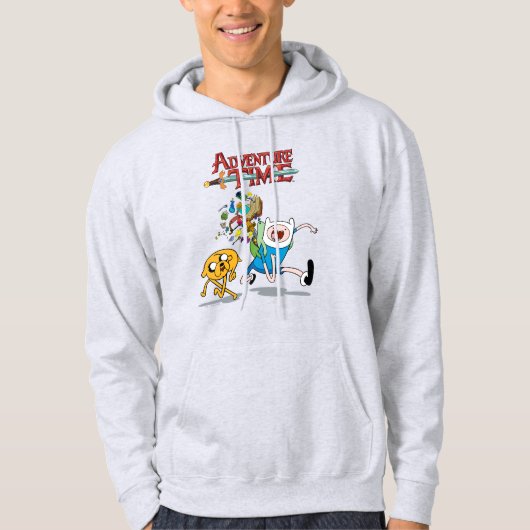 Abenteuerzeit | Finn's Backpack Adventure Gear Hoodie (Vorderseite)