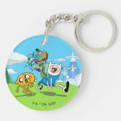 Abenteuerzeit | Finn's Backpack Adventure Gear Schlüsselanhänger (Rückseite)