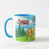 Abenteuerzeit | Finn's Backpack Adventure Gear Tasse (Links)