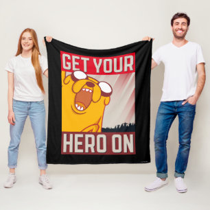 Abenteuerzeit Jake "Get Your Hero On" Fleecedecke